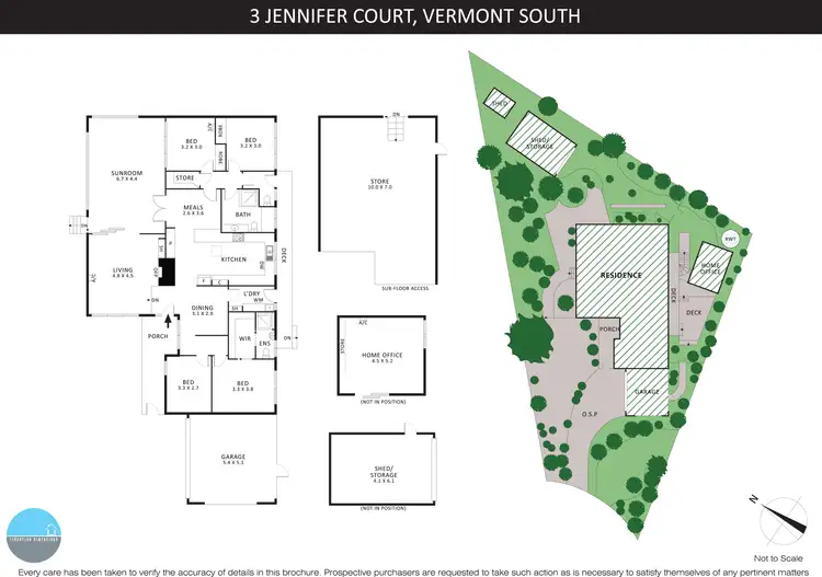 Floorplan of Homely house listing, 3 Jennifer Court, Vermont South VIC 3133
