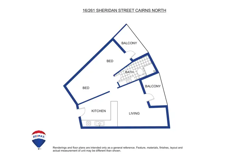 Floorplan of Homely unit listing, 16/261-265 Sheridan Street, Cairns North QLD 4870