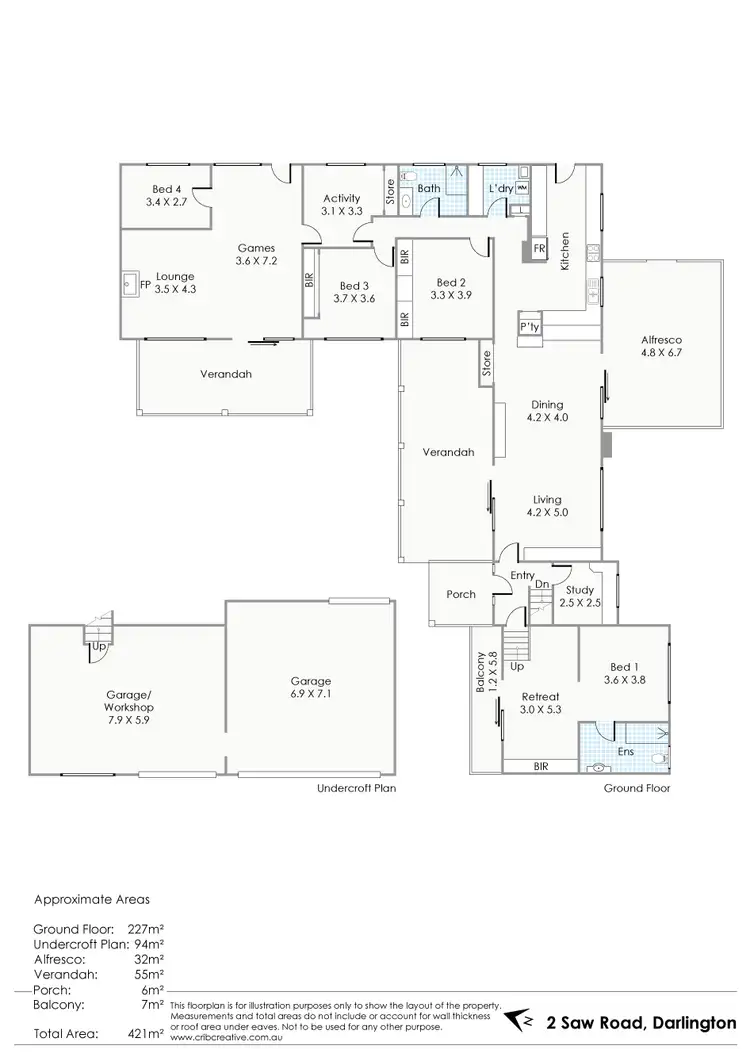 Floorplan of Homely house listing, 2 Saw Drive, Darlington WA 6070