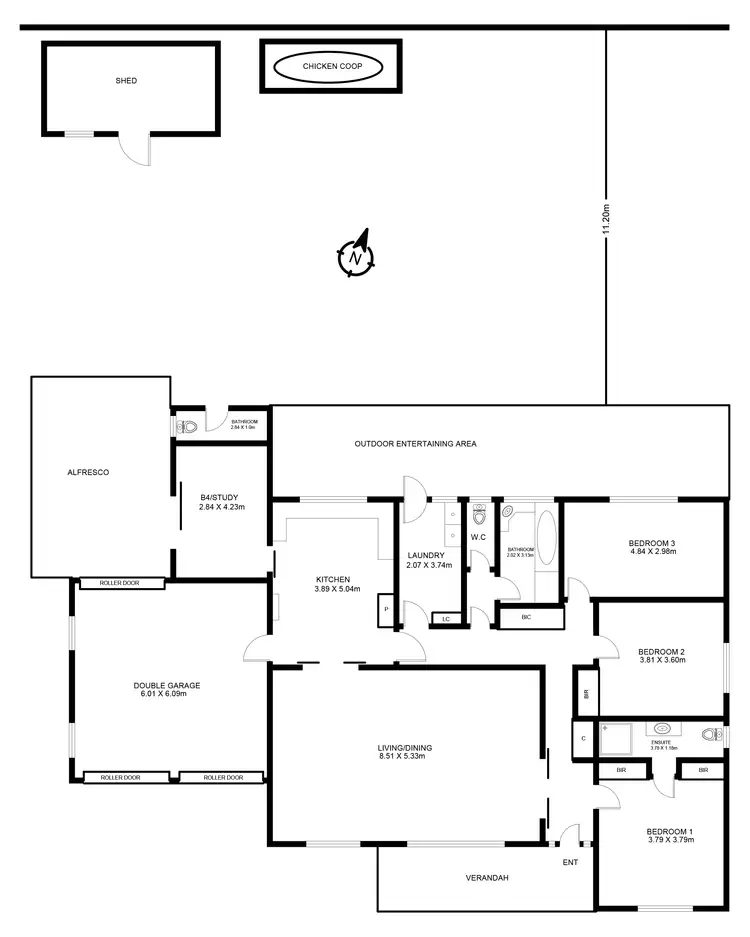 Floorplan of Homely house listing, 608 Henley Beach Road, Fulham SA 5024