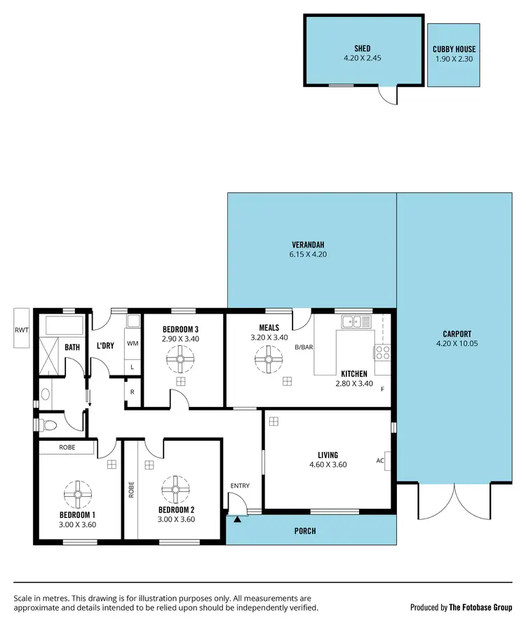 Floorplan of Homely house listing, 36 Ellis Avenue, Morphett Vale SA 5162