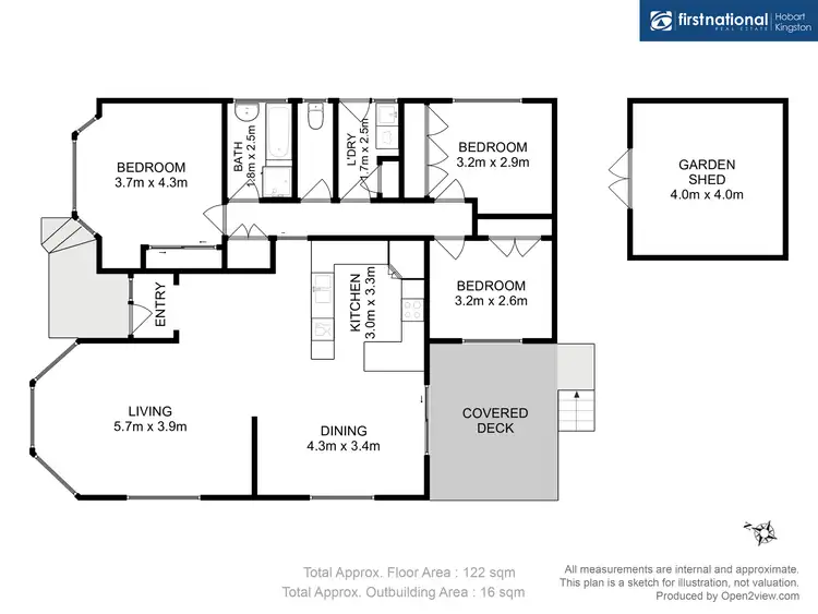 Floorplan of Homely house listing, 6 Lorikeet Street, Kingston TAS 7050