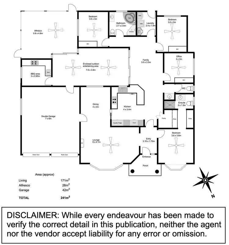 Floorplan of Homely house listing, 18 Lake View Avenue, Port Lincoln SA 5606