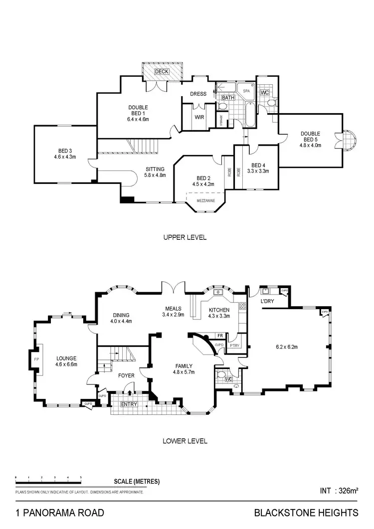 Floorplan of Homely house listing, 1 Panorama Road, Blackstone Heights TAS 7250