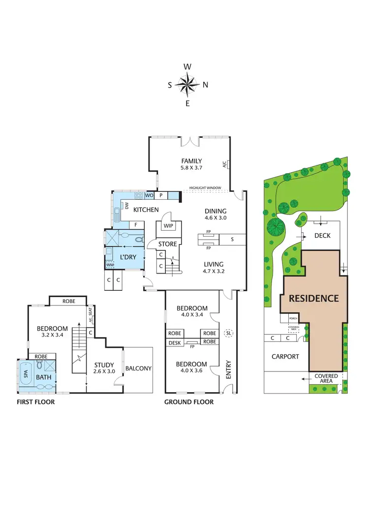 Floorplan of Homely house listing, 1 Spencer Street, Hawthorn VIC 3122