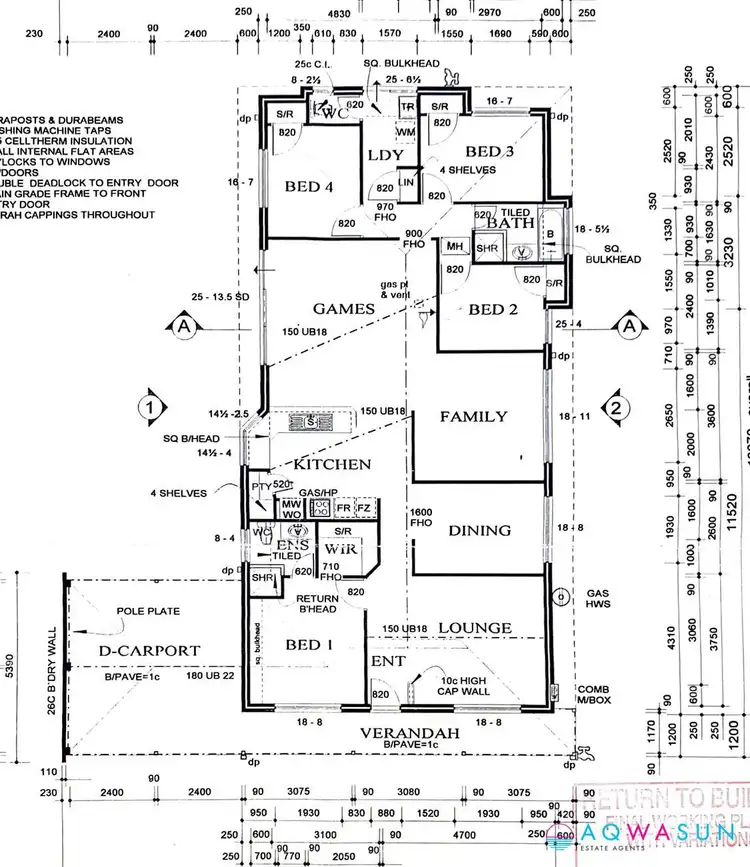 Floorplan of Homely house listing, 33 Trafalgar Gardens, Port Kennedy WA 6172