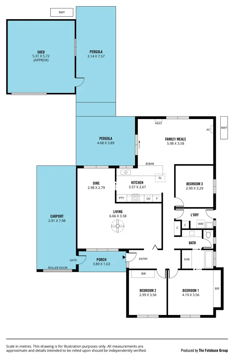 Floorplan of Homely house listing, 2 Acasta Court, Flagstaff Hill SA 5159