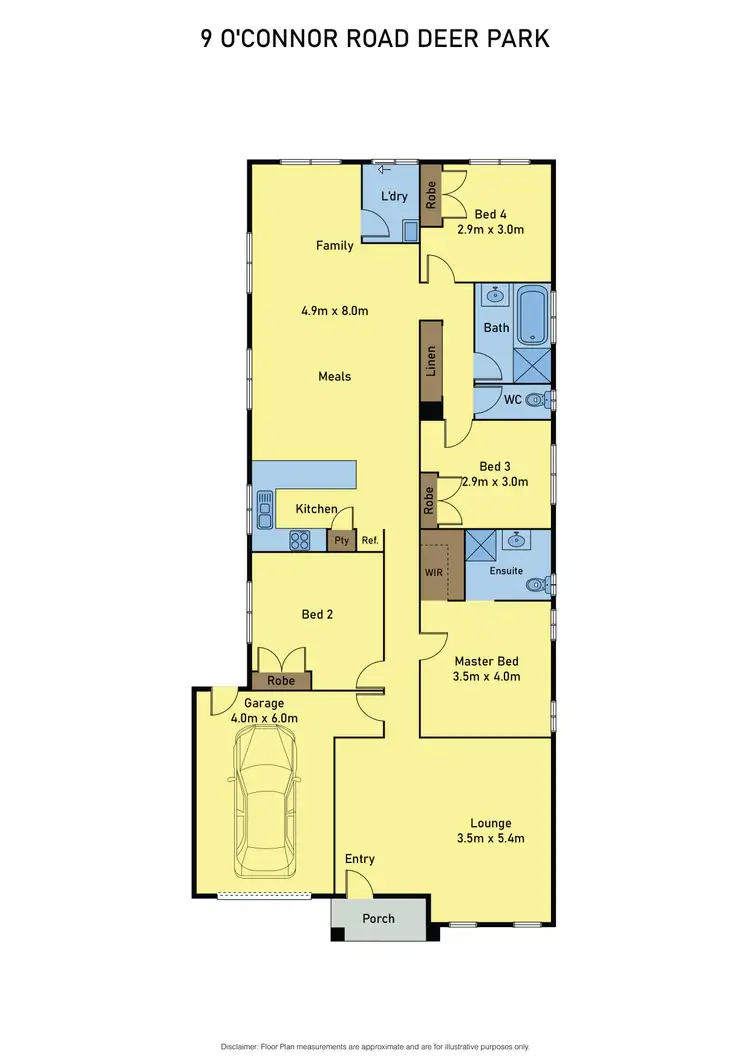 Floorplan of Homely house listing, 9 Oconnor Road, Deer Park VIC 3023