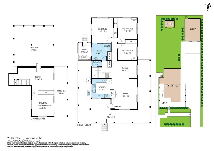 Floorplan of Homely house listing, 23 Hill Street, Pomona QLD 4568