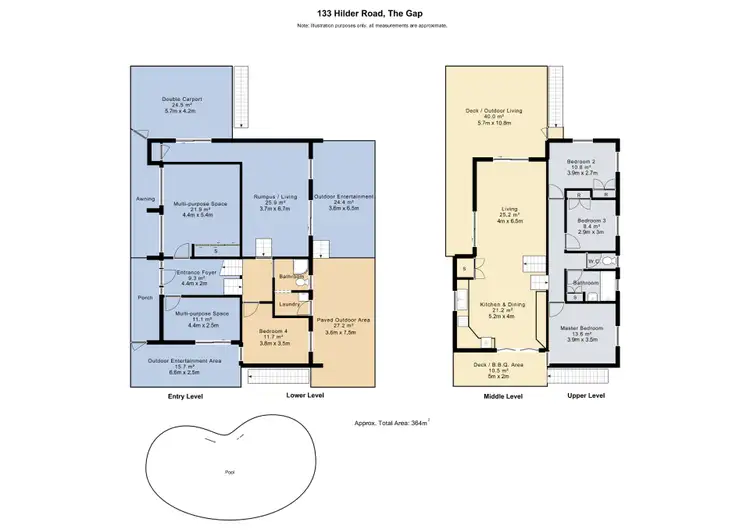 Floorplan of Homely house listing, 133 Hilder Road, The Gap QLD 4061