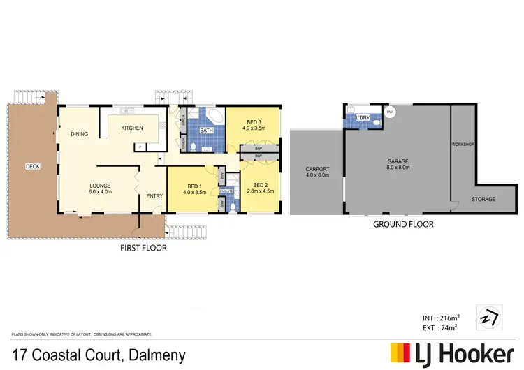 Floorplan of Homely house listing, 17 Coastal Court, Dalmeny NSW 2546
