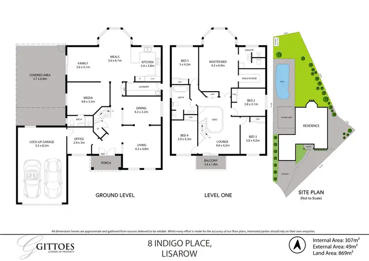 Floorplan of Homely house listing, 8 Indigo Place, Lisarow NSW 2250