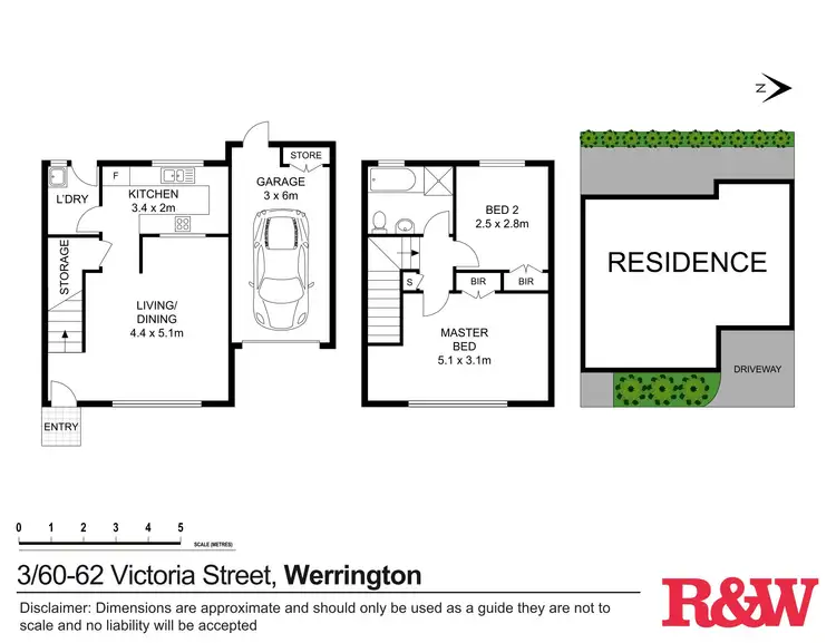 Floorplan of Homely townhouse listing, 3/60-62 Victoria Street, Werrington NSW 2747