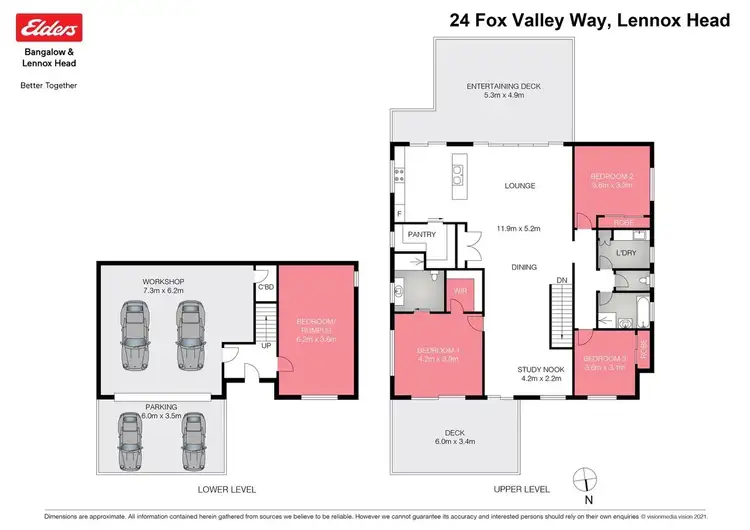 Floorplan of Homely house listing, 24 Fox Valley Way, Lennox Head NSW 2478