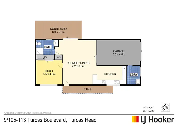 Floorplan of Homely house listing, 9/105-113 Tuross Boulevard, Tuross Head NSW 2537