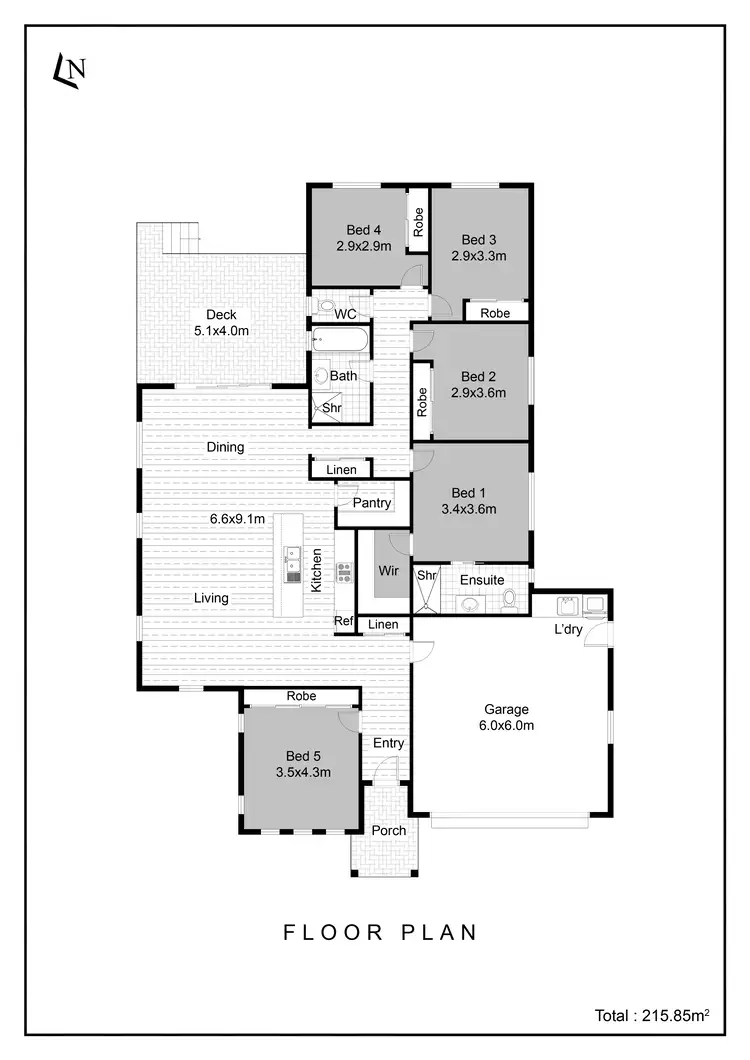 Floorplan of Homely house listing, 48 Brigalow Street, Legana TAS 7277