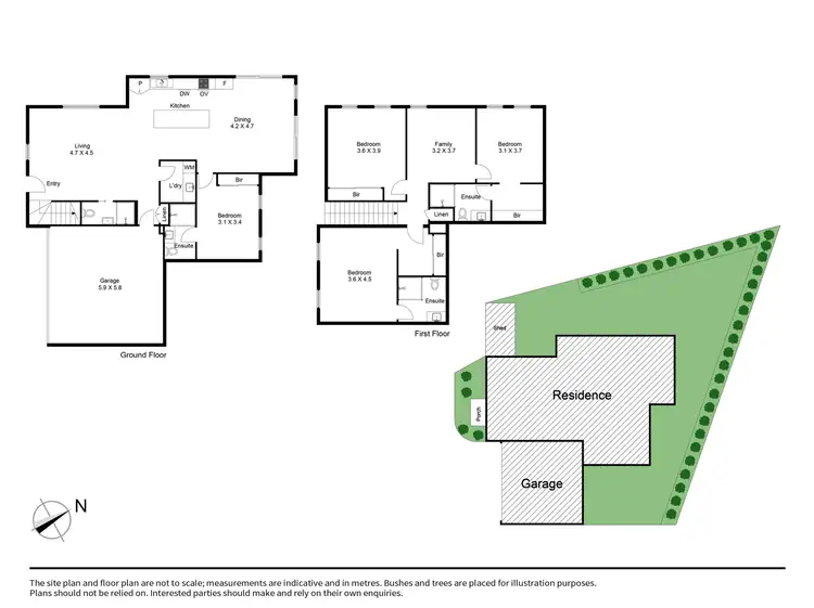 Floorplan of Homely townhouse listing, 1/19 Stanley Avenue, Mount Waverley VIC 3149