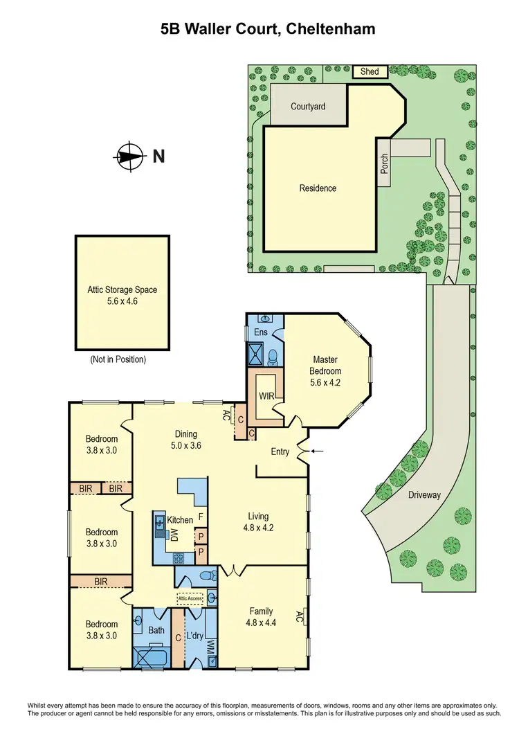 Floorplan of Homely house listing, 5B Waller Court, Cheltenham VIC 3192
