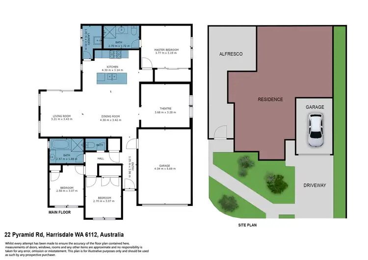 Floorplan of Homely house listing, 22 Pyramid Road, Harrisdale WA 6112