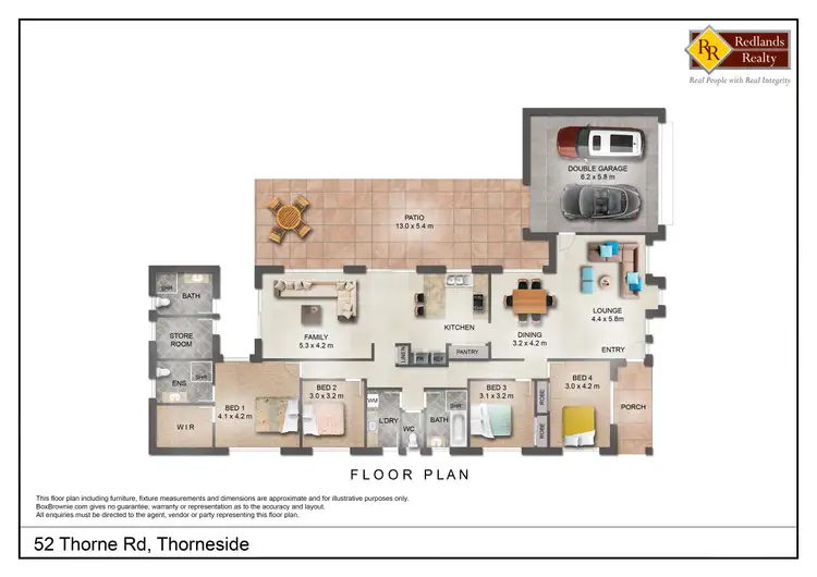 Floorplan of Homely house listing, 52 Thorne Road, Thorneside QLD 4158