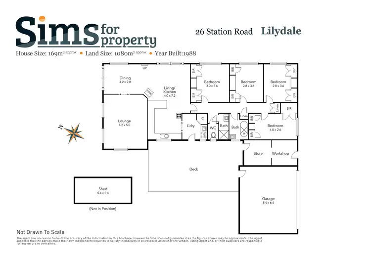 Floorplan of Homely house listing, 26 Station Road, Lilydale TAS 7268