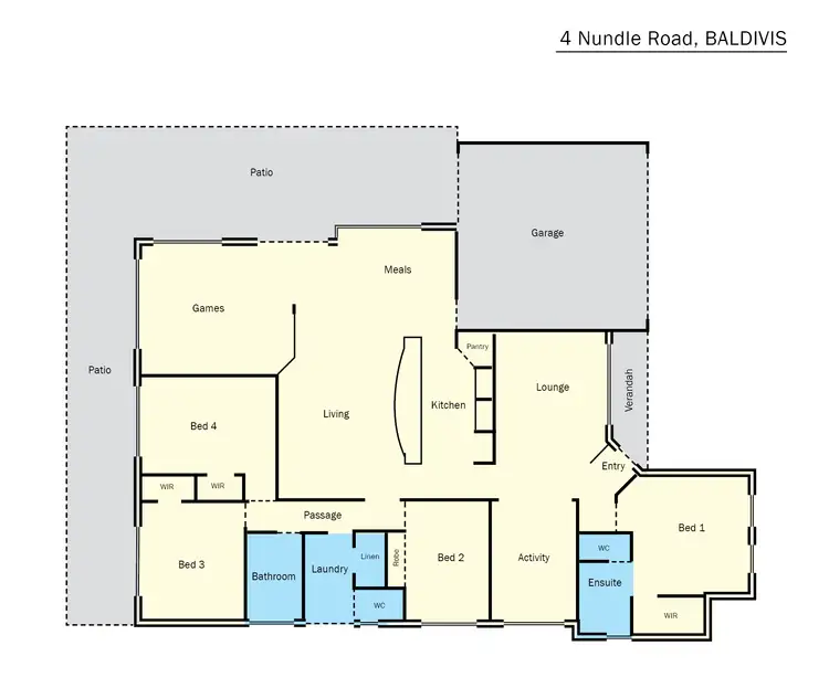 Floorplan of Homely house listing, 4 Nundle Road, Baldivis WA 6171