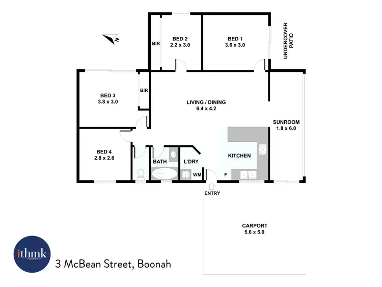 Floorplan of Homely house listing, 3 McBean Street, Boonah QLD 4310