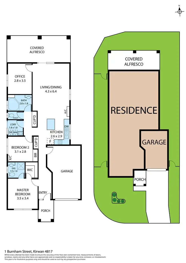 Floorplan of Homely house listing, 1 Burnham Street, Kirwan QLD 4817