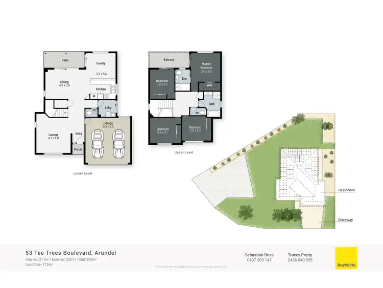 Floorplan of Homely house listing, 53 Tee Trees Boulevard, Arundel QLD 4214