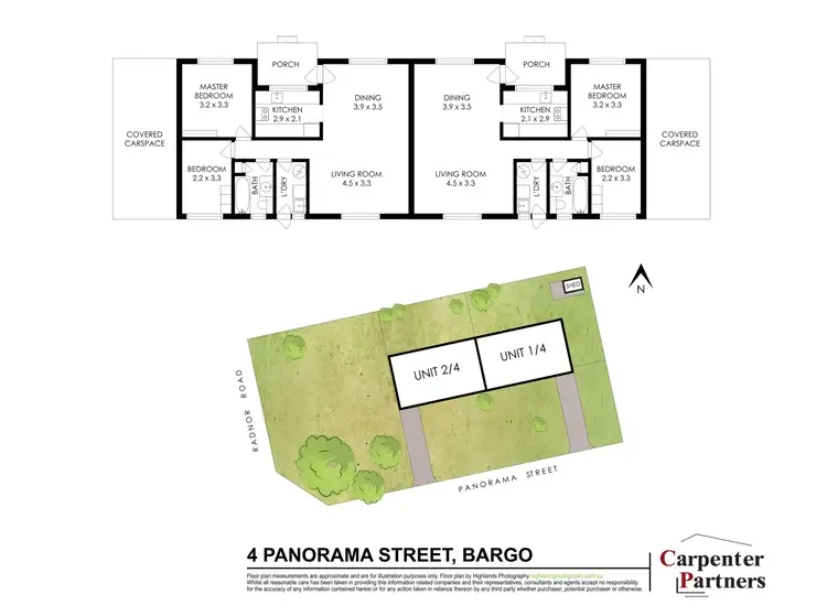 Floorplan of Homely house listing, 1 & 2/4 Panorama Street, Bargo NSW 2574