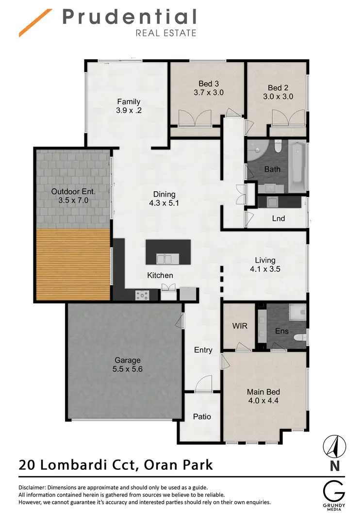 Floorplan of Homely house listing, 20 Lombardi Circuit, Oran Park NSW 2570