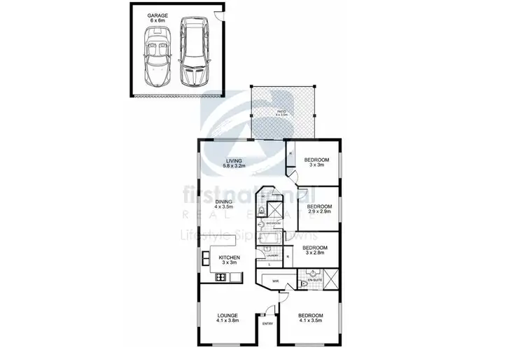 Floorplan of Homely house listing, 6 Earnest Lane, Sippy Downs QLD 4556