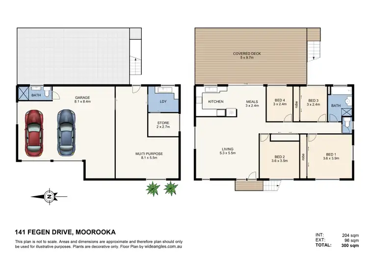 Floorplan of Homely house listing, 141 Fegen Drive, Moorooka QLD 4105