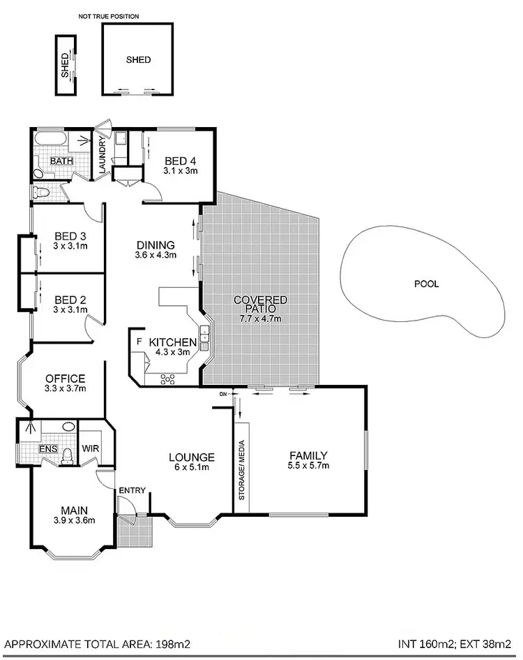 Floorplan of Homely house listing, 3 Wivenhoe Avenue, Albany Creek QLD 4035