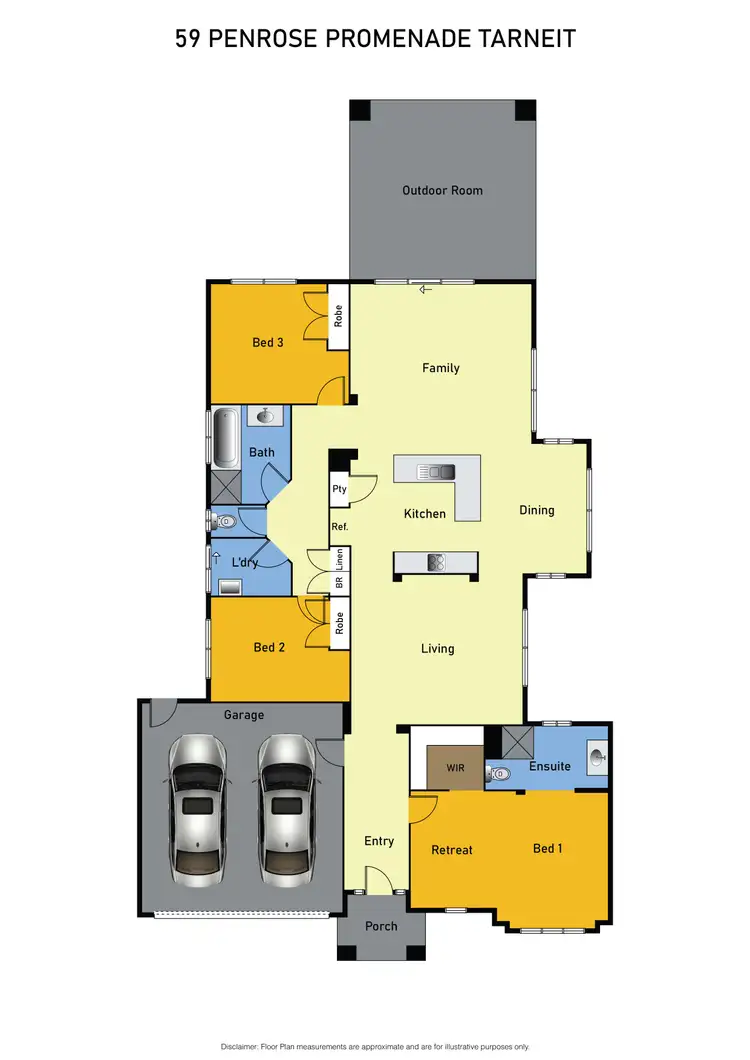 Floorplan of Homely house listing, 59 Penrose Promenade, Tarneit VIC 3029