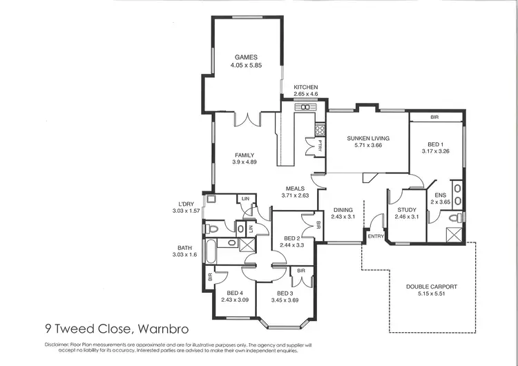 Floorplan of Homely house listing, 9 Tweed Close, Warnbro WA 6169
