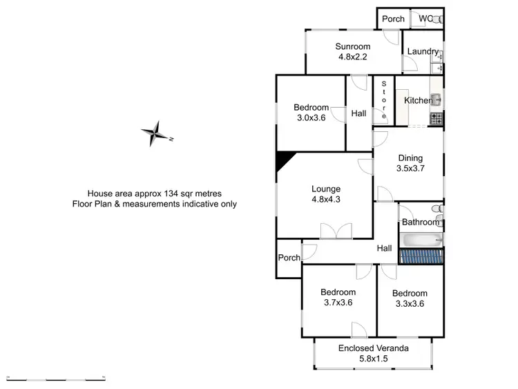 Floorplan of Homely house listing, 9 Clinton Street, Orange NSW 2800