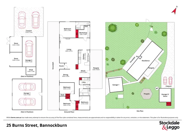 Floorplan of Homely house listing, 25 Burns Street, Bannockburn VIC 3331
