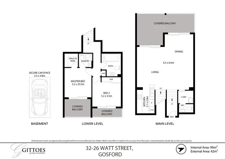 Floorplan of Homely apartment listing, 32/24-26 Watt Street, Gosford NSW 2250