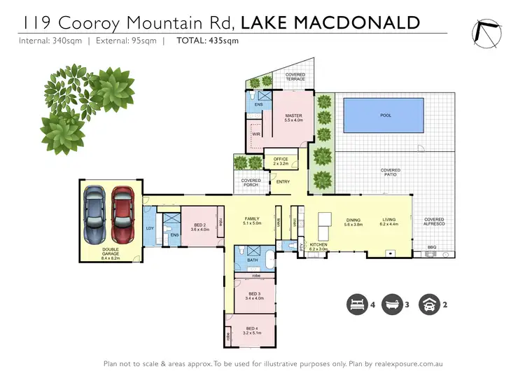 Floorplan of Homely house listing, 119 Cooroy Mountain Road, Lake Macdonald QLD 4563