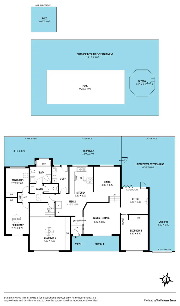 Floorplan of Homely house listing, 50 Doulton Drive, Trott Park SA 5158