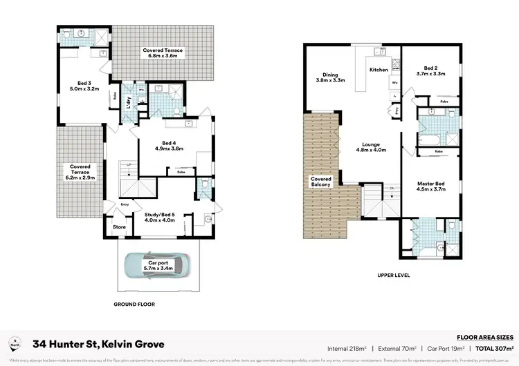 Floorplan of Homely house listing, 34 Hunter Street, Kelvin Grove QLD 4059