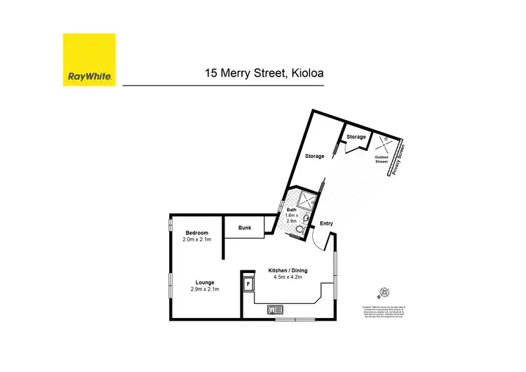Floorplan of Homely house listing, 15 Merry Street, Kioloa NSW 2539