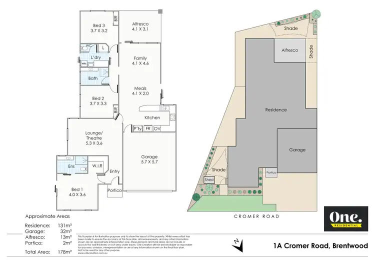 Floorplan of Homely house listing, 1A Cromer Road, Brentwood WA 6153