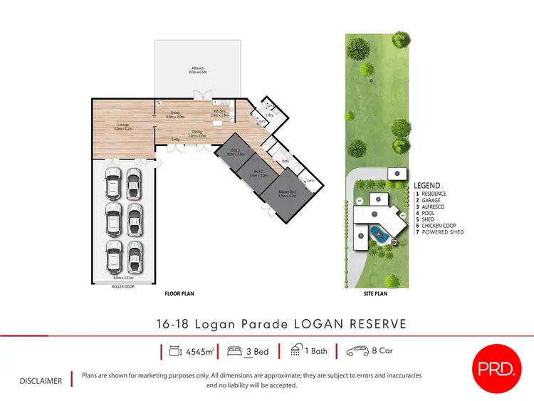 Floorplan of Homely house listing, 16-18 Logan Parade, Logan Reserve QLD 4133