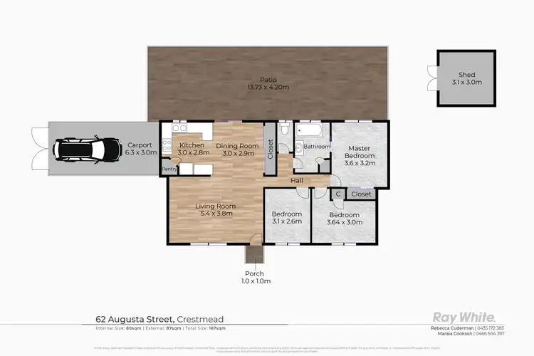 Floorplan of Homely house listing, 62 Augusta Street, Crestmead QLD 4132