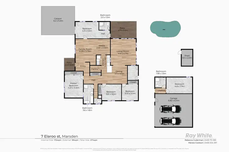Floorplan of Homely house listing, 7 Elaroo Street, Marsden QLD 4132