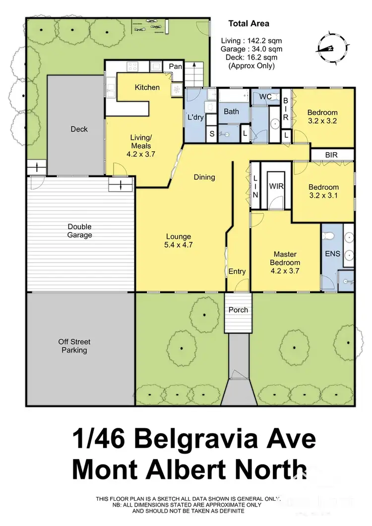 Floorplan of Homely unit listing, 1/46 Belgravia Avenue, Mont Albert North VIC 3129