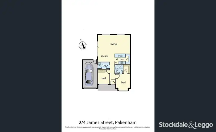 Floorplan of Homely house listing, 2/4 James Street, Pakenham VIC 3810