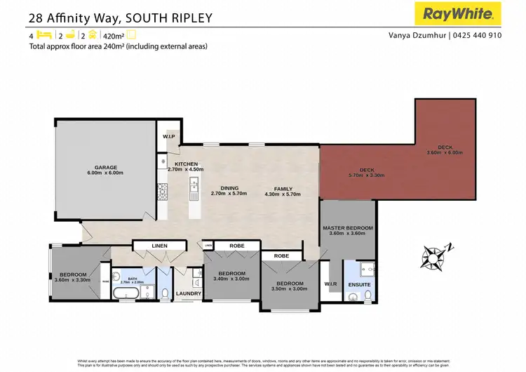 Floorplan of Homely house listing, 28 Affinity Way, South Ripley QLD 4306